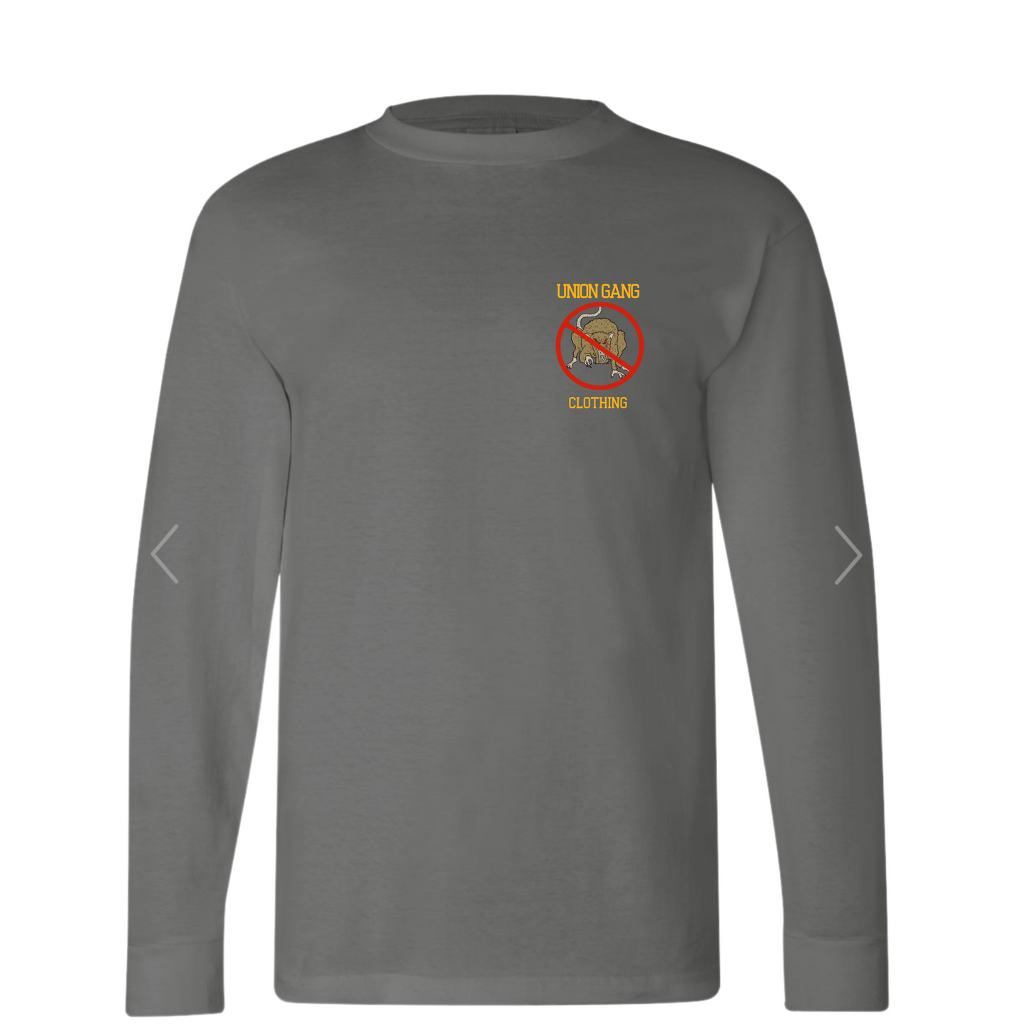 UNION GANG NO SCABS LONG SLEEVE T-SHIRT