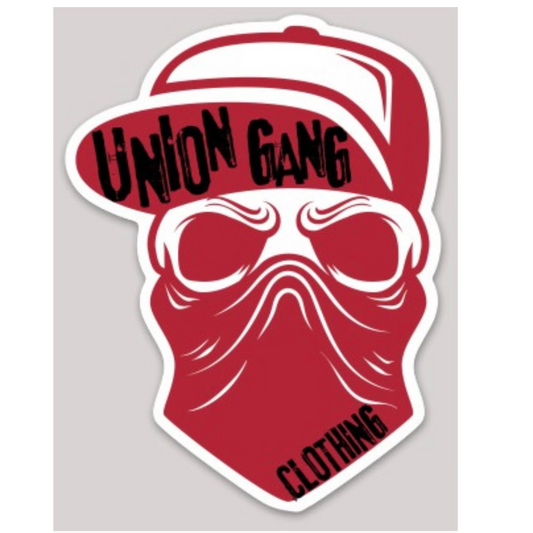 UNION GANG SNAP BACK HAT SKULL DECAL
