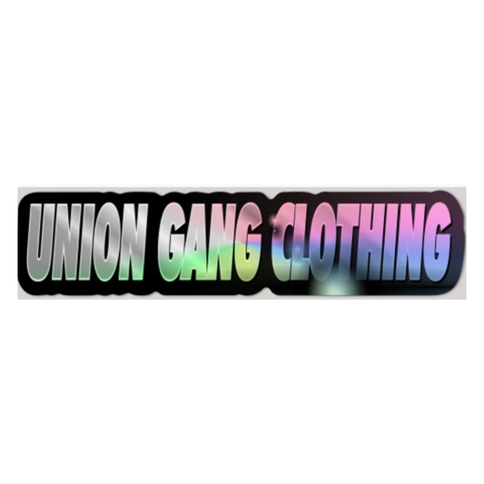 UNION GANG CLOTHING HOLOGRAPHIC DECAL