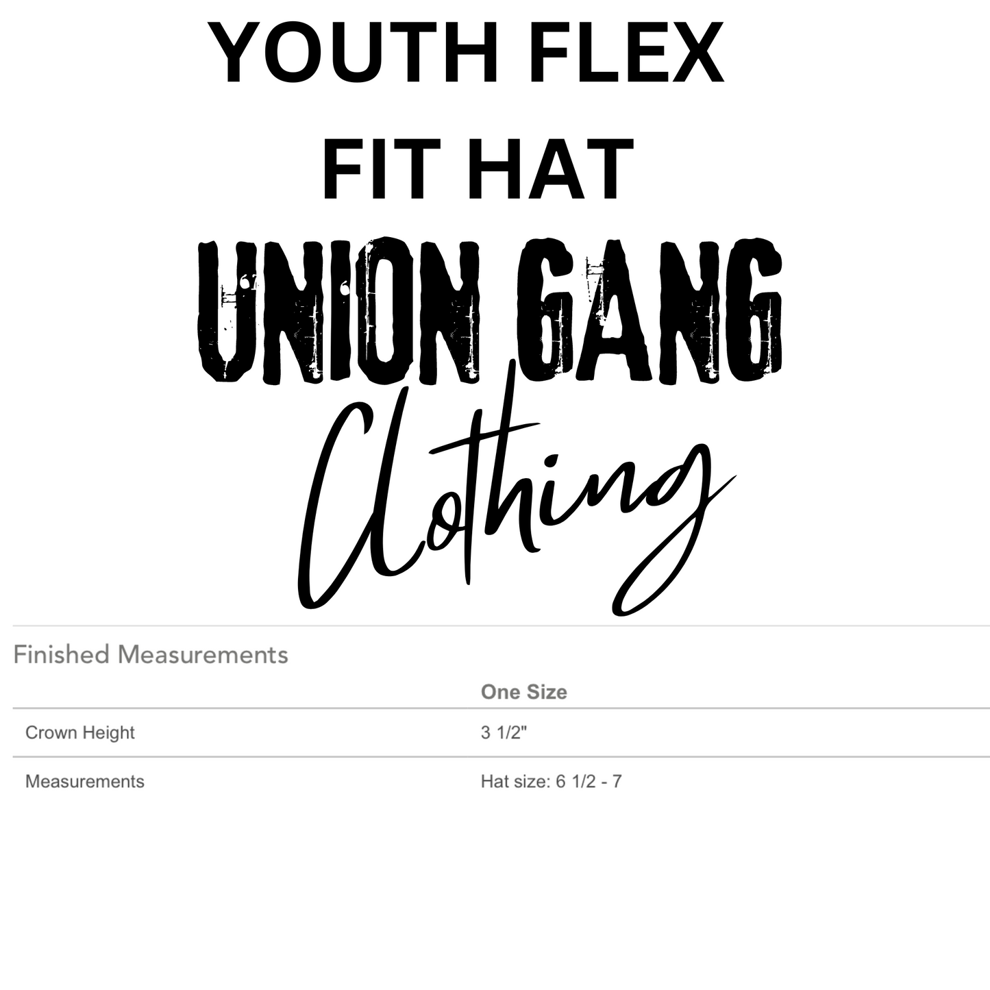YOUTH UNION GANG SHIELD FLEX FIT HAT